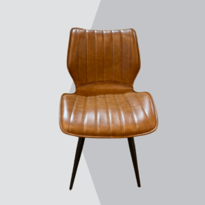 1005復古風皮質工業餐椅